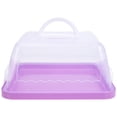 thumbnail image 1 of FNNMNNR Portable Cake Carrier with Handle Plastic Cake Container Holder with Lid, 1 of 6