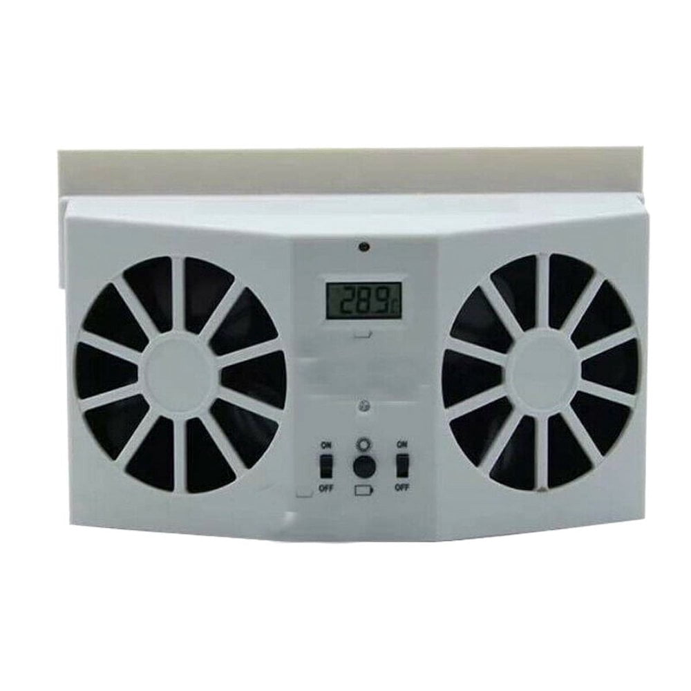 FNNMNNR Portable Car Quiet Air Conditioner Solar Cooling Fan Auto Truck Vehicle Cooler Energy Saving New
