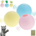 thumbnail image 1 of FNNMNNR Smart Interactive Cat Toy - 3pcs Cat Toy Balls Newest Version 360 Degree Self Rotating Ball  Battery Powered Pet Toy  Stimulate Hunting Instinct for Your Kitty, 1 of 10