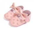 thumbnail image 1 of FNNMNNR Soft Soled Non-slip Footwear Crib Bow Fringe Shoes Baby Moccasins Soft Moccs Shoes, 1 of 6