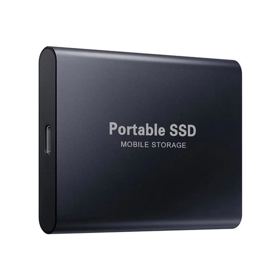 FNNMNNR USB 3.1 Type-C Solid Drive | Neutral High-Capacity Metal External Mobile Hard Drive | Shockproof Solid Drive for Notebook Desktop Computer