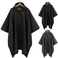 thumbnail image 1 of FNNMNNR Waterproof Rain Poncho Lightweight Reusable Raincoat Hooded Rainwear with Grommetsfor Outdoor Activities  Hiking, 1 of 9