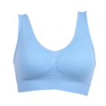 thumbnail image 1 of FNNMNNR Women Comfort Yoga Sport Bra Pus Size Seamless Wire Free Padded Crop Top Fitness Vest Tank, 1 of 4