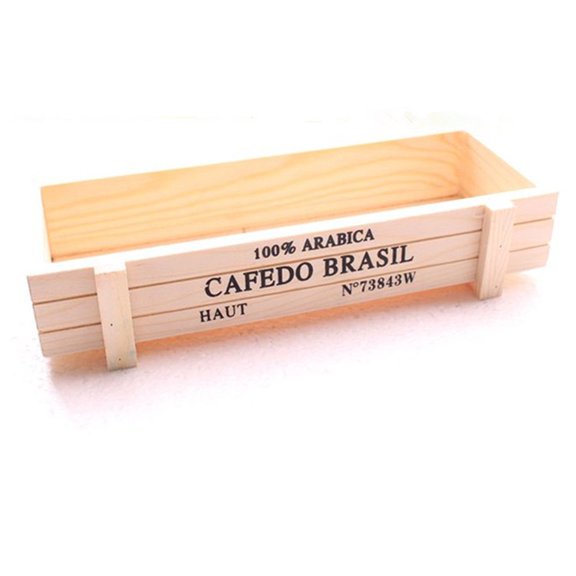 FNNMNNR Wood Planter Box Garden Yard Micro Landscape Flower Succulent Container Plant Pot