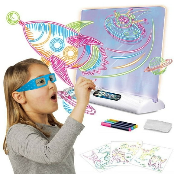 FNNMNNR X  Light Up Tracing Pad - Kids Magic Pad Light Up Drawing Board