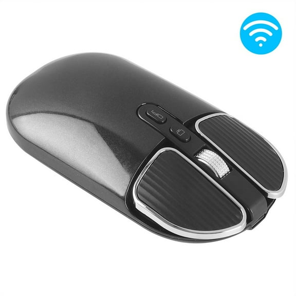 FNYOXU 2.4G M203 USB Mute Mouse 500 Milliamp Metal Roller Mouse Wireless Charging Mouse