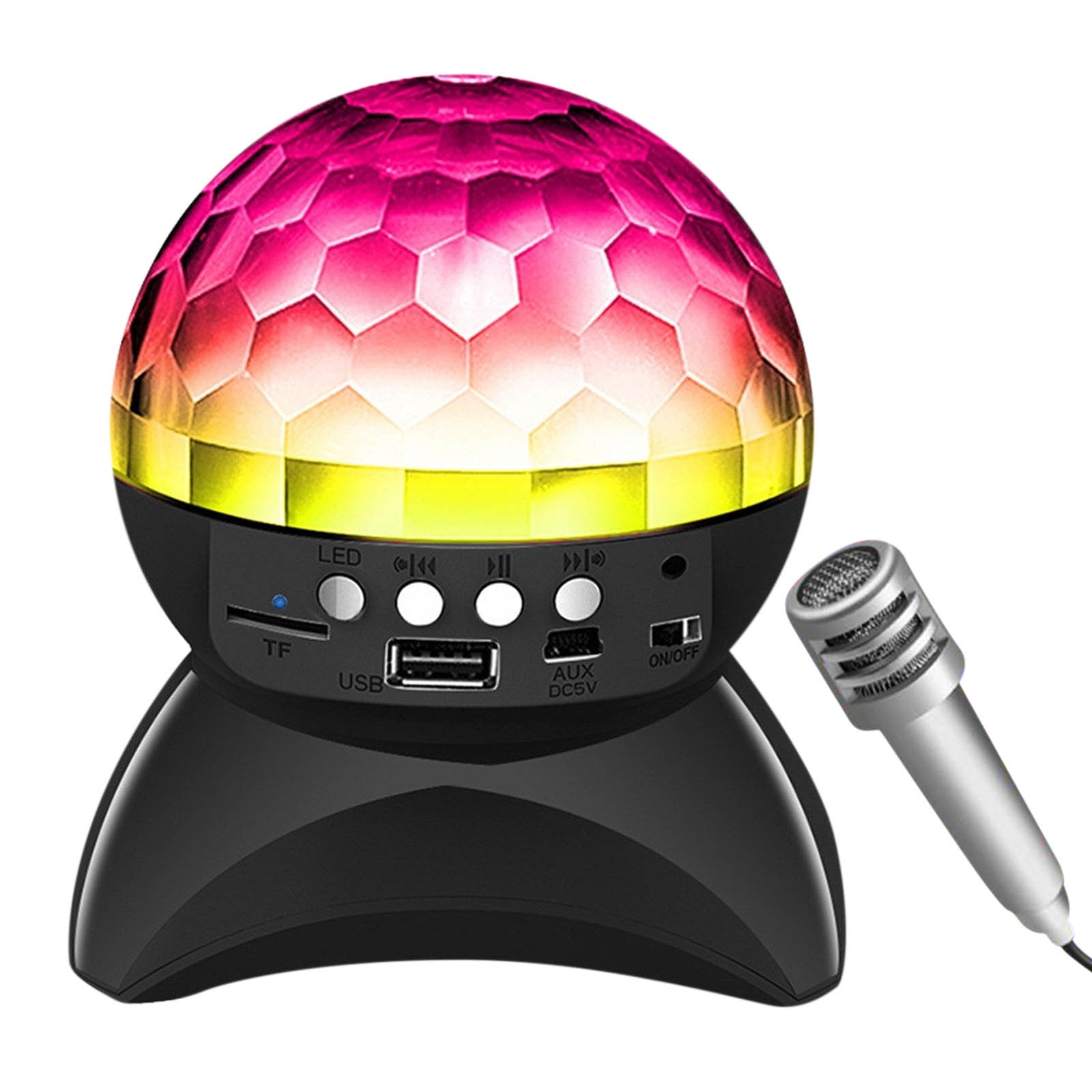 Funky Pink Disco Ball Bluetooth Speaker