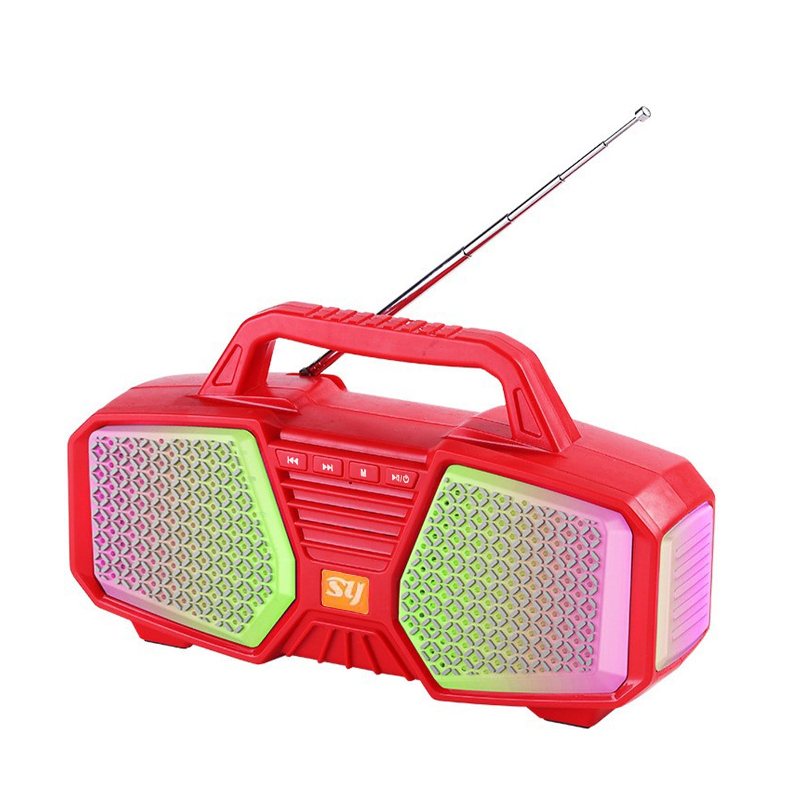 FNYOXU Bluetooth Speaker Portable Lights Bluetooth Audio Portable Speakers Indoor and Outdoor DJ