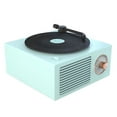 thumbnail image 1 of FNYOXU Bluetooth Speaker Wireless mini Bluetooth card speaker with vinyl record player appearance, 1 of 6