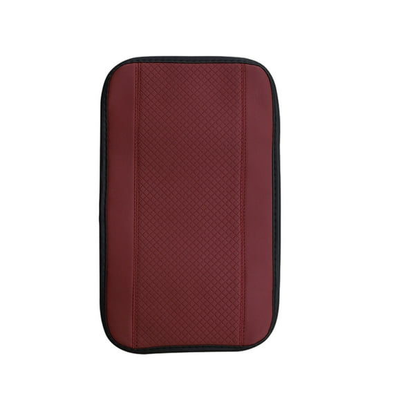 FNYOXU Car Armrest Storage Box Mat, Fiber Leather Car Center Console Cover, Car Armrest Seat Box Cover Accessories Interior Protection for Most Vehicle, SUV, Car