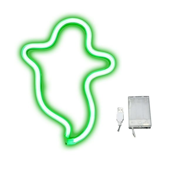 FNYOXU Decorative Lamp,LED Halloween Specter Neon Shape Lights, Suitable for All Kinds of Festivals, Parties, Interior Decoration, Wall Decoration, Window Decoration Bar Bedroom Room