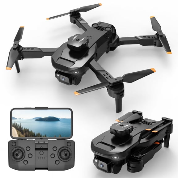 FNYOXU Drone with Camera RC Quadcopters & Multirotors Camera 1080P Four-sided Obstacle Avoidance Folding Drone Gesture Photography Camera Electric Remote Control Aircraft