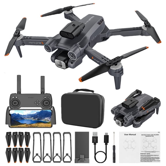 FNYOXU Drone with Camera RC Quadcopters & Multirotors Drone with 1080P HD FPV Camera Remote Control Toys Drone for Kids with Altitude Hold Headless Mode Key Start Speed Adjustment