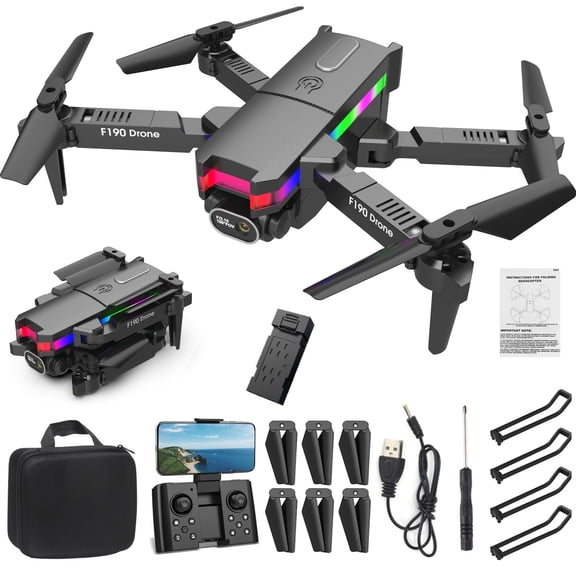 FNYOXU Drone with Camera RC Quadcopters & Multirotors Drone with Daul 4K HD FPV Camera Remote Control Toys Drone for Kids with Altitude Hold Headless Mode Start Speed Adjustment