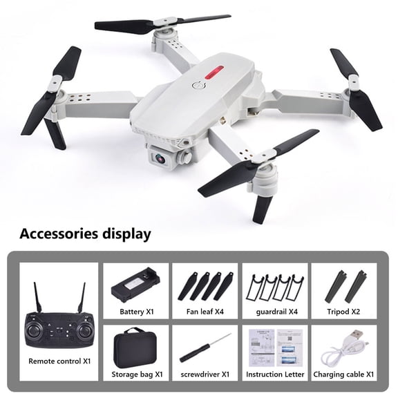 FNYOXU Drone with Camera RC Quadcopters & Multirotors Folding Drone with 4K HD FPV Camera,Foldable RC Quadcopter with Altitude Hold,Speed Adjustment,Flip,Shake System