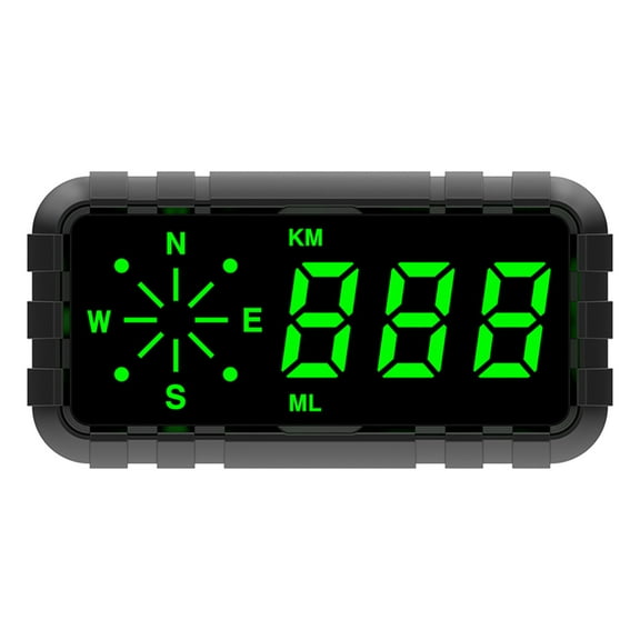FNYOXU New HUD Speedometer Odometer Compass Head Up Display GPS Digital Display Big Fonts for All Cars Truck Bus Vehicles
