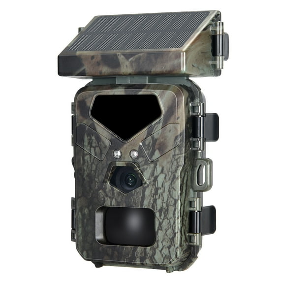 FNYOXU Outdoor Scientific Research Hunting Camera Solar Panel Infrared Night Vision Surveillance Camera 20MP HD Fish Pond Forest Farm AntiTheft Camera IP65
