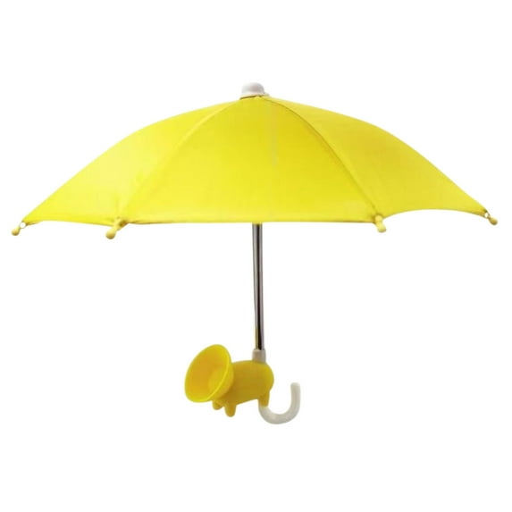 FNYOXU Phone Umbrella Suction Cup Stand Universal Phone Stand with Umbrella for Phone Suitable for Outdoor Mobile Phones to Sun and Rain