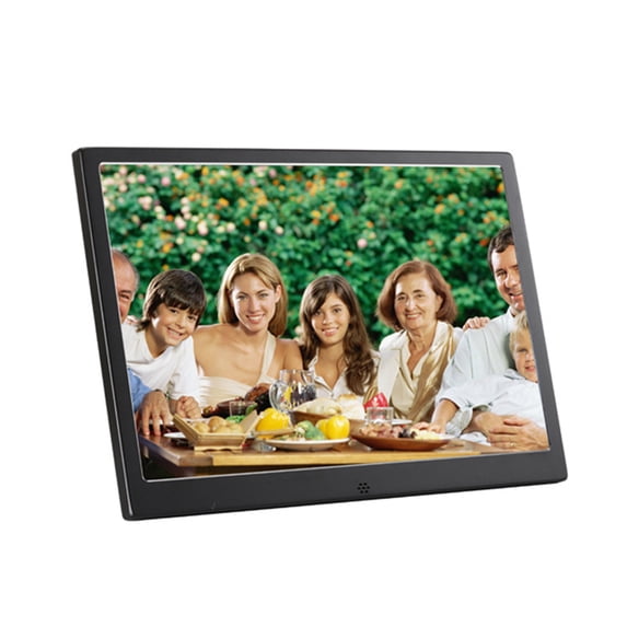 FNYOXU Picture Frames,12 Inches Smart Digital Photo Frame, 32GB Playback Content, TN Screen, Front Music Player Speaker, Adjust-able Speed to Play Movies