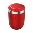 thumbnail image 1 of FNYOXU Portable Ashtray with LED Car Ashtray with Lid Detachable Ashtray Stainless Steel Ashtray for Car Home, 1 of 7