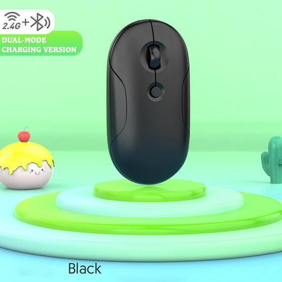 FNYOXU Rechargeable Wireless Mouse, Small and Portable for Business Office (rechargeable Bluetooth-mode)