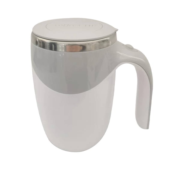 FNYOXU Shaker Bottle 12.85oz, Automatic Magnetic Stirring Coffee Mug, Rotating Home Office Travel Mixing Cup Funny Electric Stainless Steel Self Mixing Coffee Tumbler