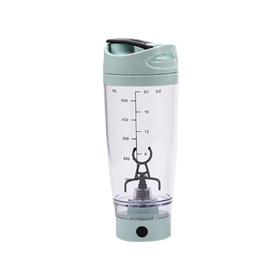 Fnyoxu Electric Shaker Bottle,500ml Bottle Blend-er,Sha-ke Bottle Mixer,Portable Automatic Rotation Mixer Cup,Protein Mix Bottle