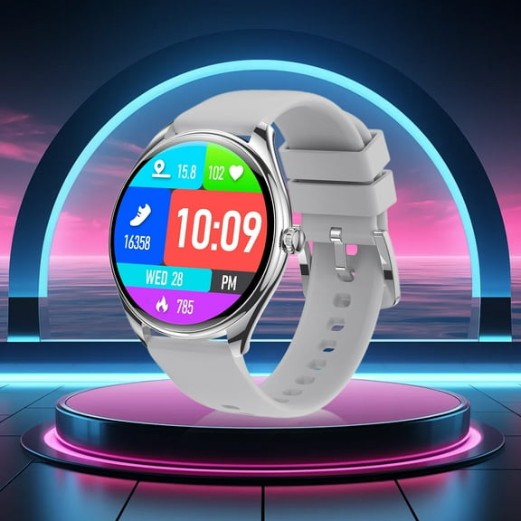 FNYOXU Smart Watch for Men Smart Sports Watch HD Smart Bracelet Advanced Bluetooth Calling and Extra Long Battery Life Customised Dials with Multiple Patterns