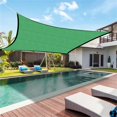 thumbnail image 1 of FNYOXU Sun Shade Sail Rectangle, 6.5"x6.5"FT Sun Shades Outdoor Patio Waterproof Canopy Outdoor Garden Patio Party Sunscreen Awning Canopy 98% UV Block with Free Rope, Green, 1 of 7