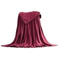 thumbnail image 1 of FNYOXU Super Soft Warm Warm Micro Plush Fleece Blanket Throw Rug Sofa Bedding, 1 of 3