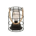 thumbnail image 1 of FNYOXU Table Lamp,Metal LED Lantern Battery Powered, Light with LED Edsion Style Bulb. Great for Weddings, Parties, Patio, Events for Indoors, 1 of 8
