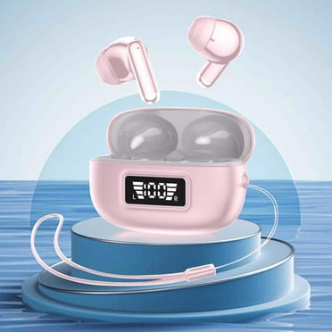 FNYOXU Wireless Earbuds, Bluetooth 5.3, Noise Cancelling, 55H Playtime, IP7 Waterproof, LED Display, Bass Stereo, for Android & iOS