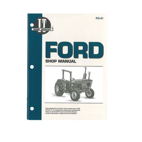 FO41 New Ford / New Holland Shop Manual 2310 2600 2610 3600 3610 4100 4110 +