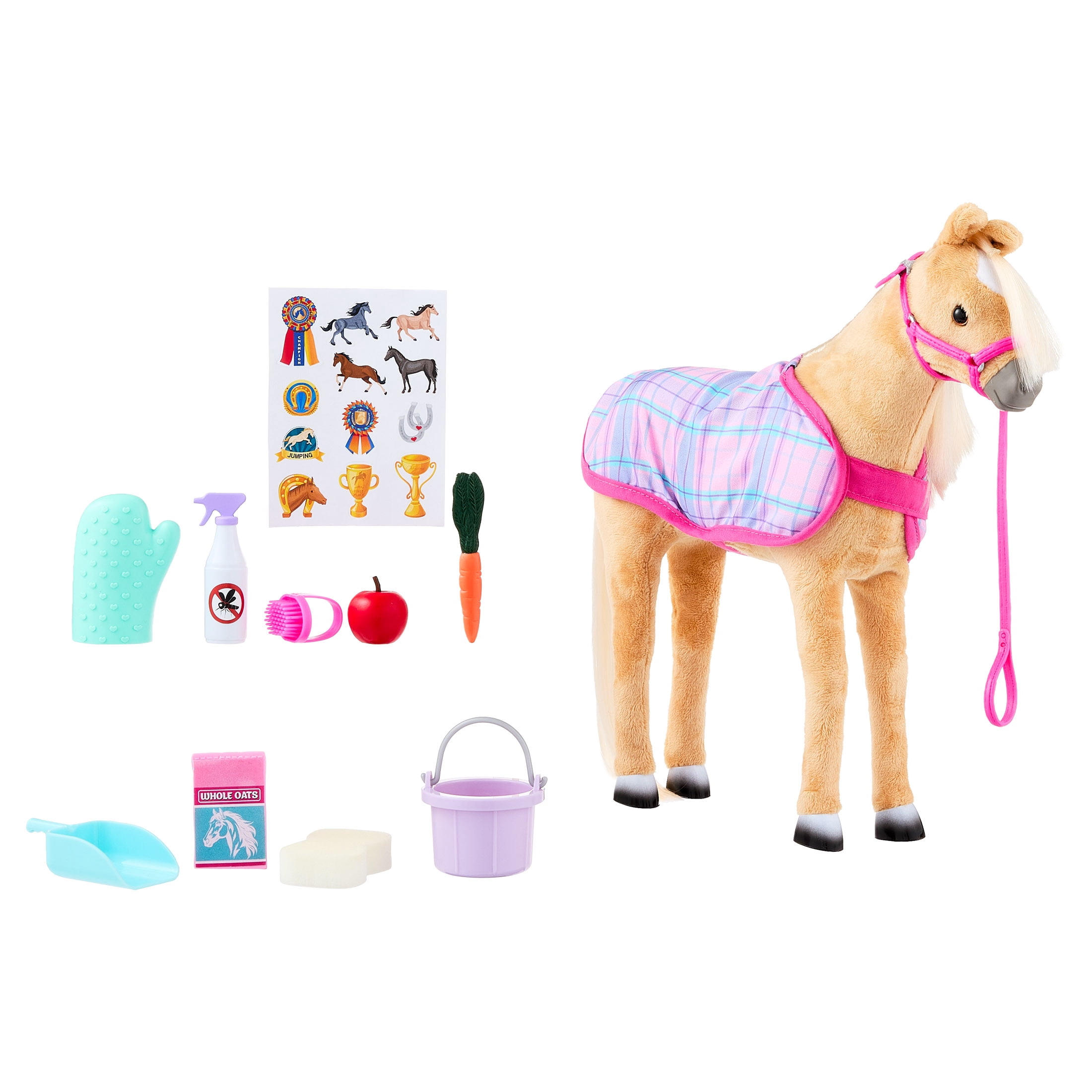 My Life As Palomino Foal Play Set for 18-Inch Dolls, 13 Pieces