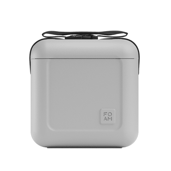 FOAM  22 Quart EVA Lightweight Hybrid Rigid-Soft Indestructible Cooler, Holds 30 Cans & Ice Cool Grey