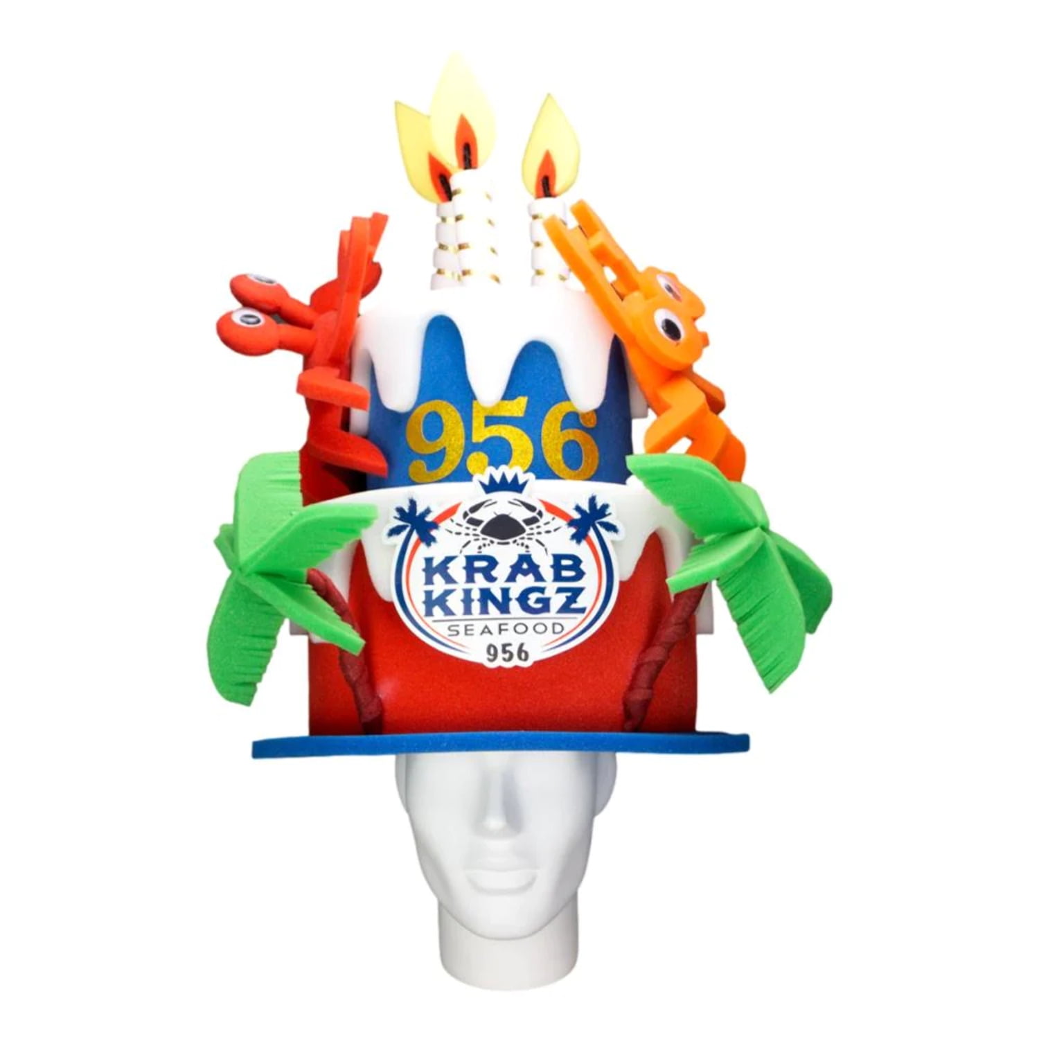FOAM PARTY HATS Funny Silly Mens & Womens Unisex Adult Size Happy