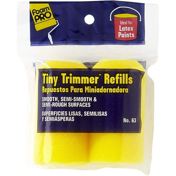 FOAM PRO FoamPRO 63 2-Inch Tiny Trimmer Refills, 2-Pack, Pack of 2