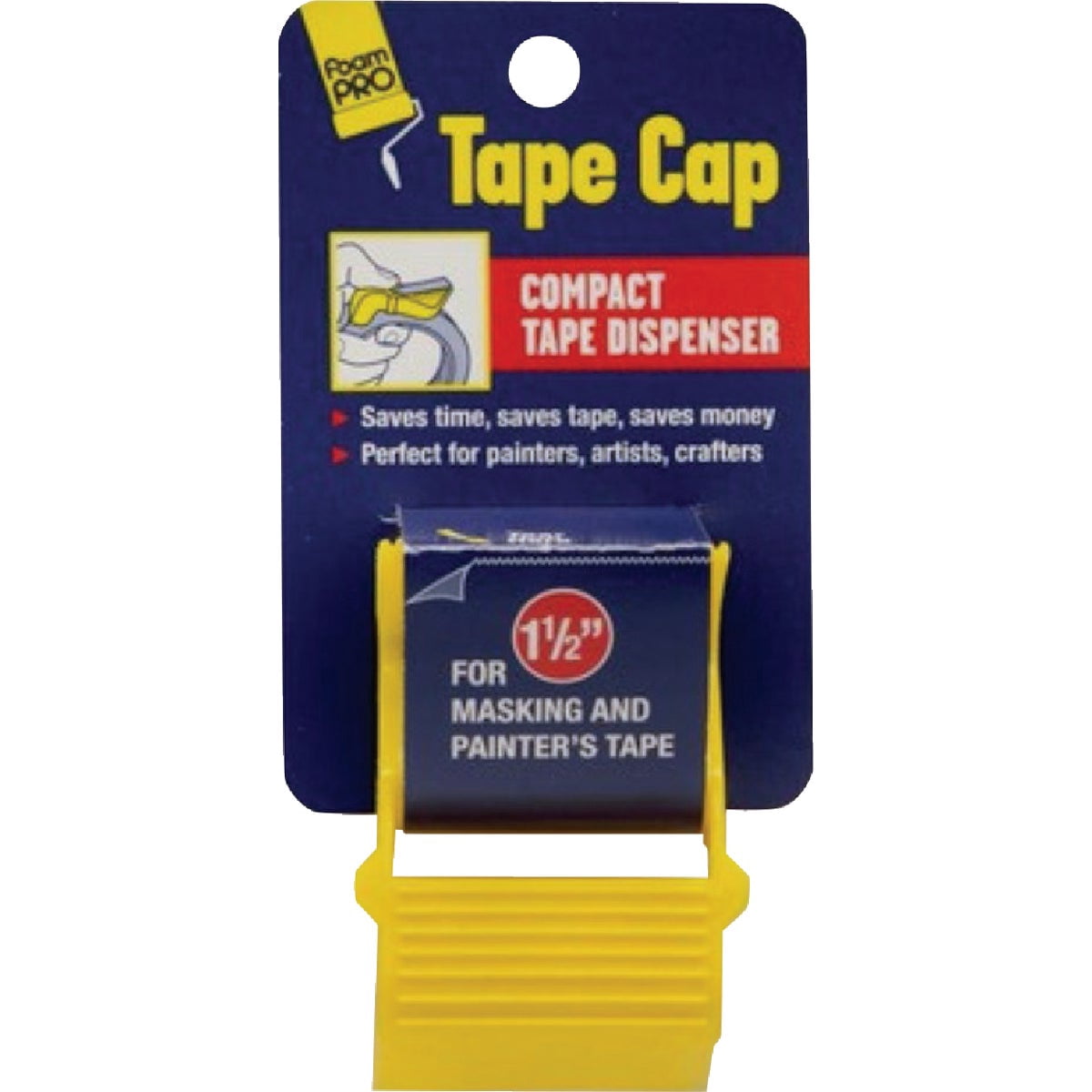 30-pack Foampro Compact Tape Dispenser 147 - Fits 1.5 In. Masking & Painter's Tape - 30 Pack — Interior & Exterior Use, Professional Finish