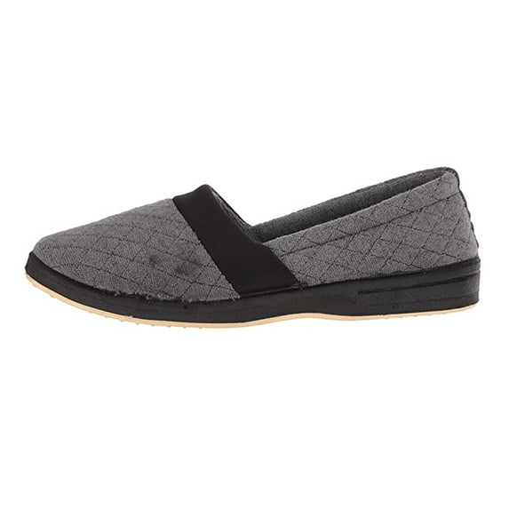 FOAMTREADS Adult Female Coddels Slippers, Color: Black, Width: Medium, Size: 7.5-M