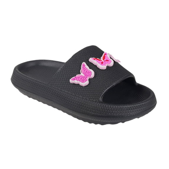 FOAMWALK Girls' Sandals – Kids Platform Slippers, Comfy Slipper Slide Sandals for Girls (Little Kid/Big Kid)