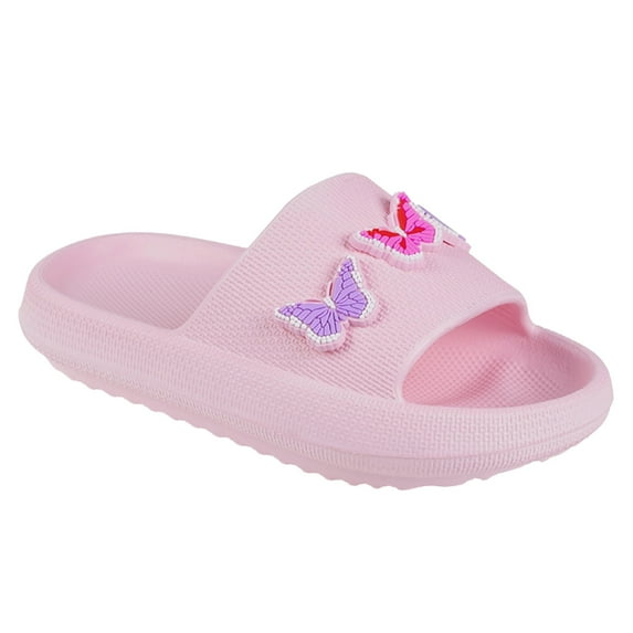 FOAMWALK Girls' Sandals – Kids Platform Slippers, Comfy Slipper Slide Sandals for Girls (Little Kid/Big Kid)
