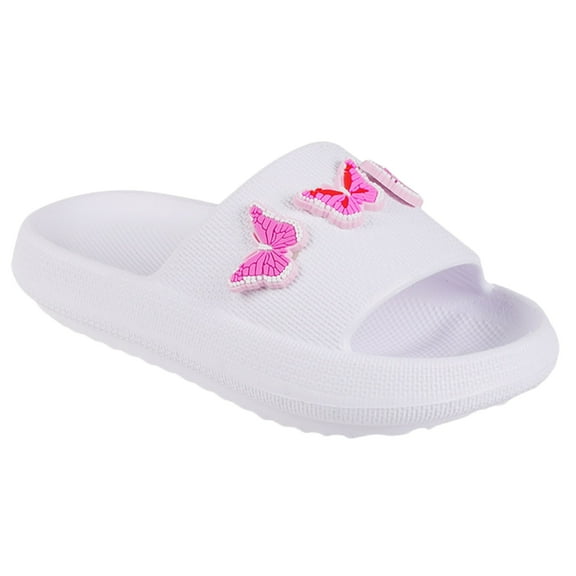 FOAMWALK Girls' Sandals – Kids Platform Slippers, Comfy Slipper Slide Sandals for Girls (Little Kid/Big Kid)