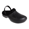 thumbnail image 1 of FOAMWALK Men's Comfy and Soft Solid Clogs with Sherpa Lining - Fluffy Clogs for Men, Black, 7/8, 1 of 8
