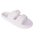 thumbnail image 1 of FOAMWALK Women's Soft and Comfy Textured EVA Slide Sandals - EVA Textured Cloud Slides for Women, White, 10/11, 1 of 9