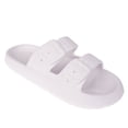 thumbnail image 1 of FOAMWALK Women's Soft and Comfy Textured EVA Slide Sandals - EVA Textured Cloud Slides for Women, White, 10/11, 1 of 9