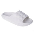 thumbnail image 1 of FOAMWALK Women's Soft and Lightweight EVA Textured Slide - Cloud Slides for Women, White, 7, 1 of 9
