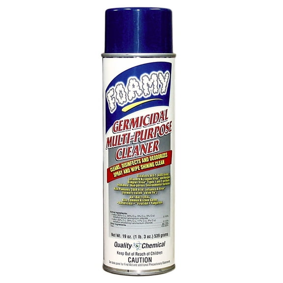 FOAMY Germicidal Multi-Purpose Disinfectant Cleaner - Case of 12