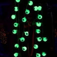 thumbnail image 1 of FOAUUH 16.4FT 30 LED Halloween Decorations Eyeball String Lights Decor Clearance for Home-Battery Operated Modes Twinkle Green Lights for Indoor Outdoor Halloween Party Supplies Garden Yard Decoration, 1 of 4