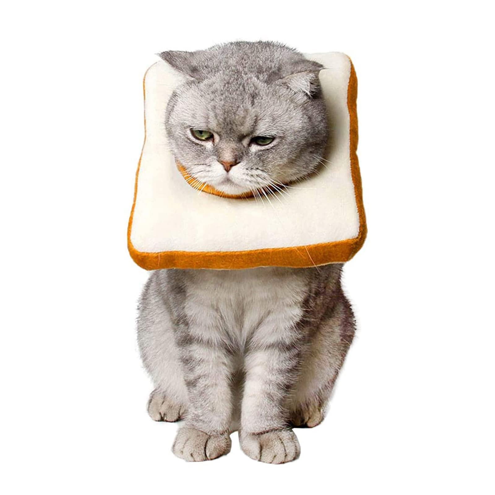 FOAUUH Adjustable Cat Cone Collar Soft, Cat Recovery Collar, Cone for Cat After Surgery, Cat