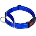 thumbnail image 1 of FOAUUH Collar for Dogs with Quick Release Buckle,Reflective Heavy Duty Puppy Collar for Safety,Adjustable Dog Nylon Collars for Small Medium Large Breed Dogs Walking Training,Dark blue,L, 1 of 1